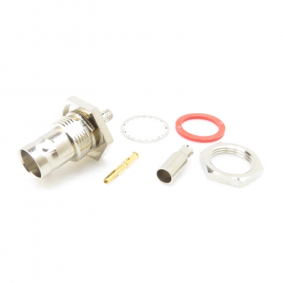 BNC Connector Bulkhead Crimp Jack for RG179