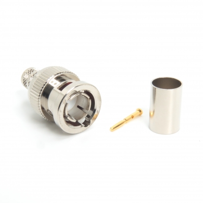 12G SDI BNC Connector Crimp Plug for Belden 1694A