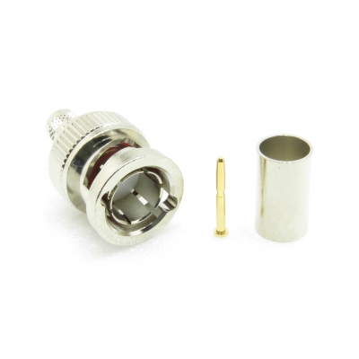 75 Ohm BNC Connector Crimp Plug for RG59