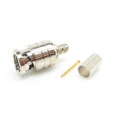 75 Ohm BNC Connector Crimp Plug for Belden 1505A