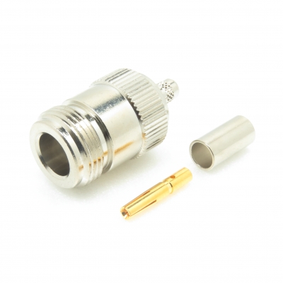 N Connector Crimp Jack for RG58 LMR195