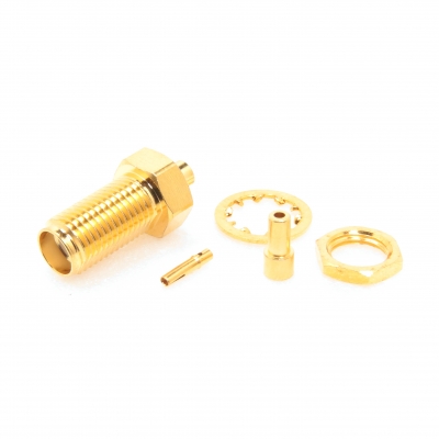 SMA Connector Bulkhead Crimp Jack for 1.13mm