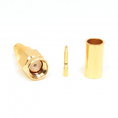 SMA Connector Crimp Plug for LMR200