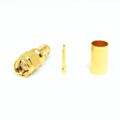 SMA Connector Crimp Plug for LMR240