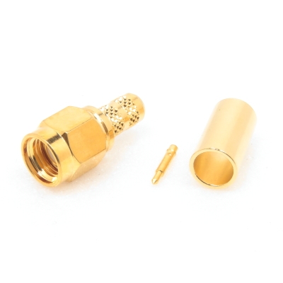 SMA Connector Crimp Plug for RG58 LMR195