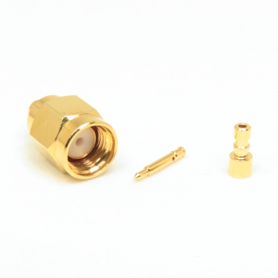 SMA Connector Crimp Plug for 1.37mm Cable