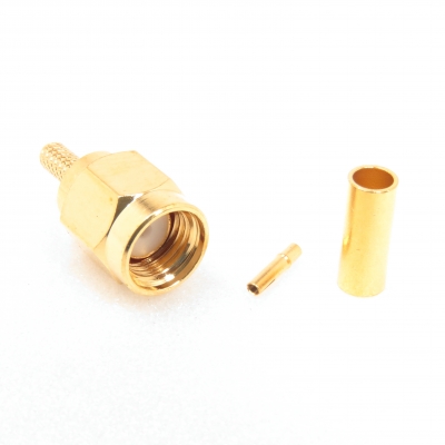 RP SMA Connector Crimp Plug for RG174 RG316