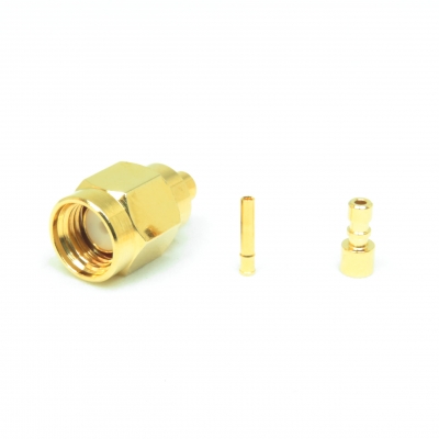 RP-SMA Connector Crimp Plug for 1.13mm Cable