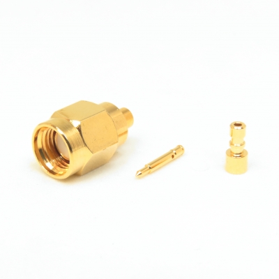 RP-SMA Connector Crimp Plug for 1.37mm Cable
