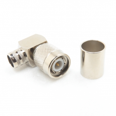 TNC Connector Right Angle Crimp Plug for LMR400